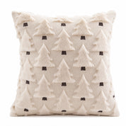 Fireside Noel | Embroidered Christmas Cushion Cover
