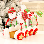 Snowy Cheer | Red Santa Hat Earmuff Christmas Headband For Women