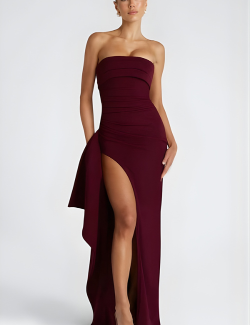 Valentina Rousseau | Strapless Evening Maxi Dress For Women