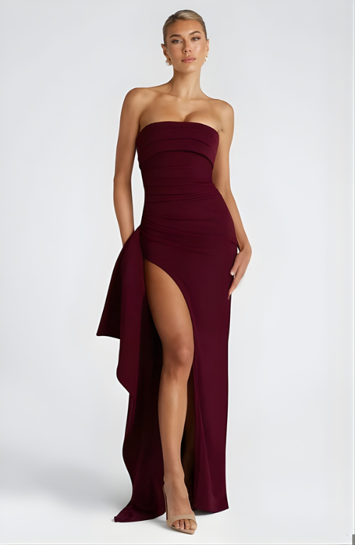 Valentina Rousseau | Strapless Evening Maxi Dress For Women