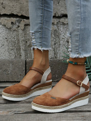 Valentina Rossi | Comfort Wedge Mary Jane Shoes For Women