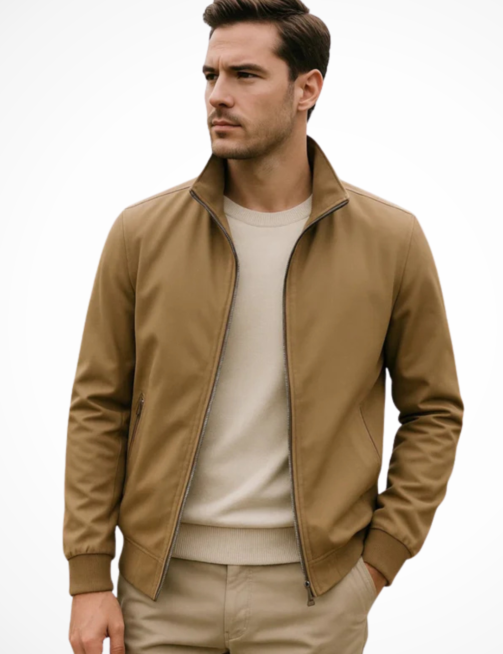 Ethan Laurent | Minimalist Zip Jacket For Men