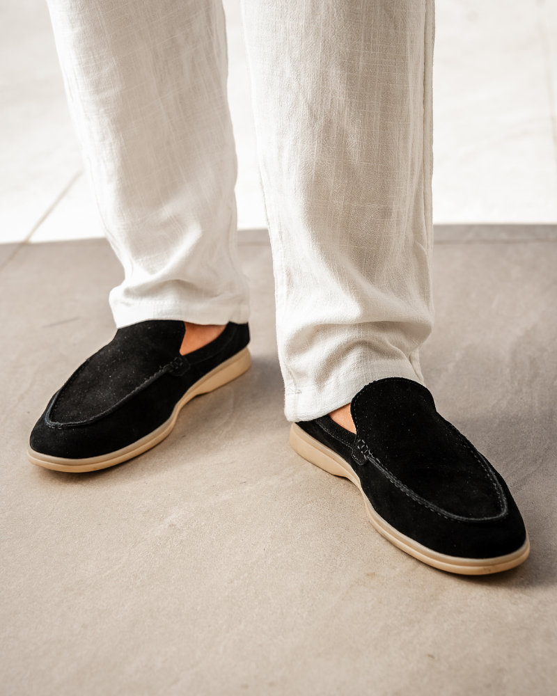 Giovanni Bellini | Suede Slip-On Loafers with Refined Comfort For Men