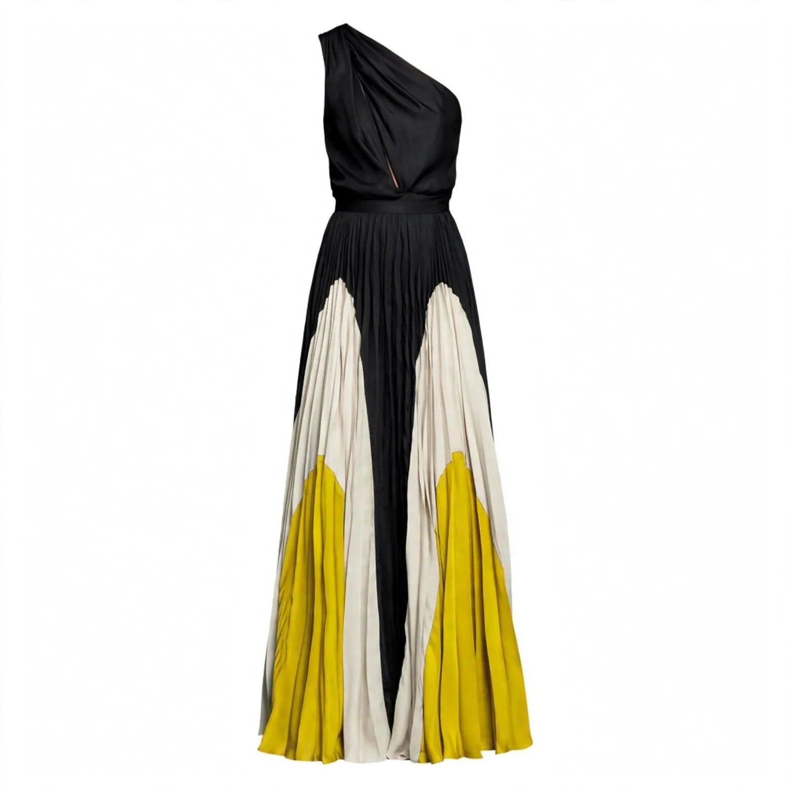 Eve Sutherland | One-Shoulder Pleated Maxi Dress For Women