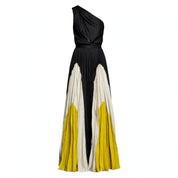 Eve Sutherland | One-Shoulder Pleated Maxi Dress For Women