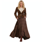 Rosalind Fairweather | Plaid Maxi Skirt With Pockets For Women