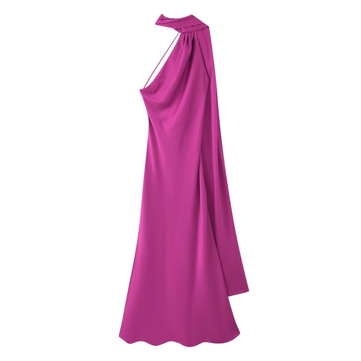 Georgia Mitchell | Satin Halter Maxi Dress For Women