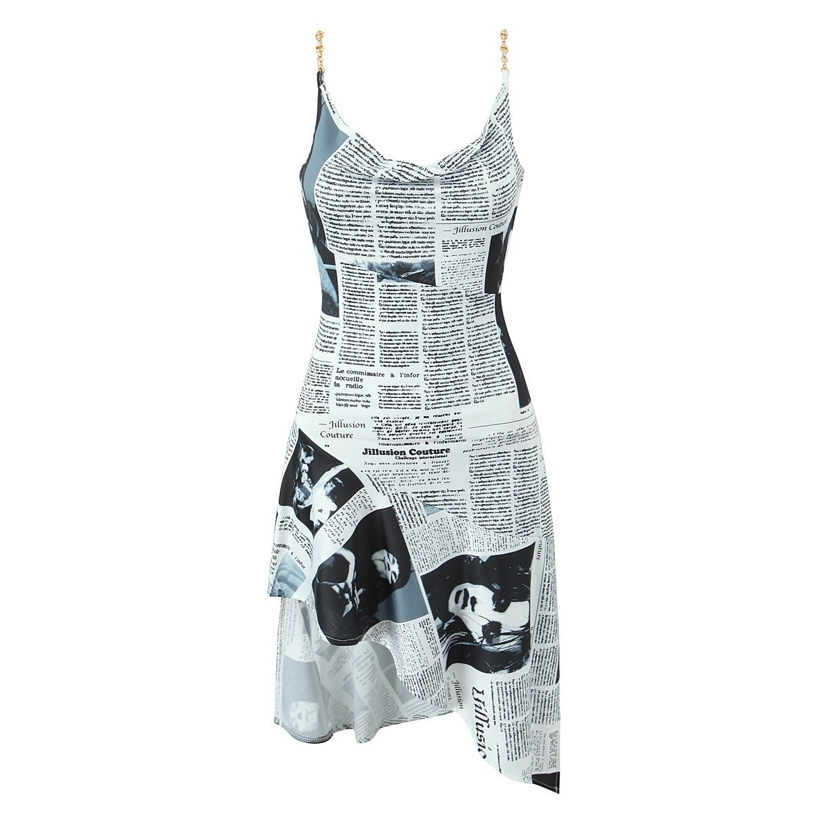 Niamh Bellamy | Strapless Asymmetric Mini Dress For Women