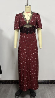Charlotte Evans | Lace Trim Maxi Dress For Women