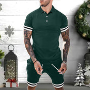 Wesley Chandler | Polo Shirt And Shorts Set For Men
