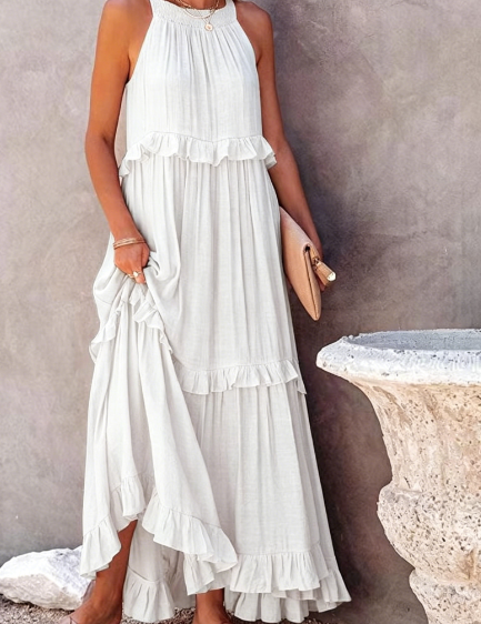 Amelia Turner | Tiered Ruffle Maxi Dress For Women