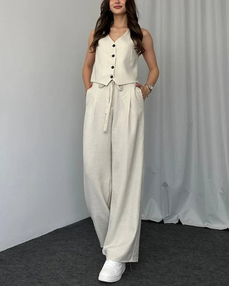 Scarlett Bexley | Wide Leg Two Piece Set For Women