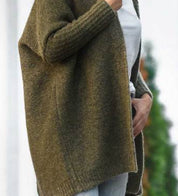 Elise Thornton | Oversized Hooded Knit Cardigan For Women