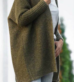 Elise Thornton | Oversized Hooded Knit Cardigan For Women