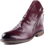 Sebastian Moretti | Vintage Side-Zip Leather Boots For Men