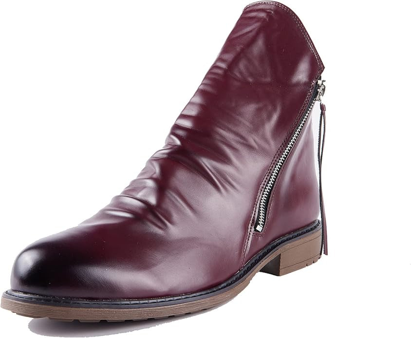 Sebastian Moretti | Vintage Side-Zip Leather Boots For Men