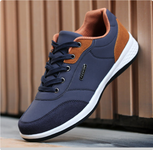 Harvey Dawson | Lace-Up Leather Sneakers For Men