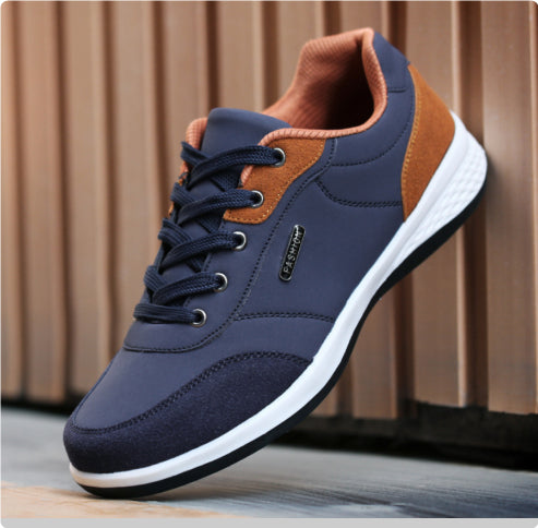 Harvey Dawson | Lace-Up Leather Sneakers For Men
