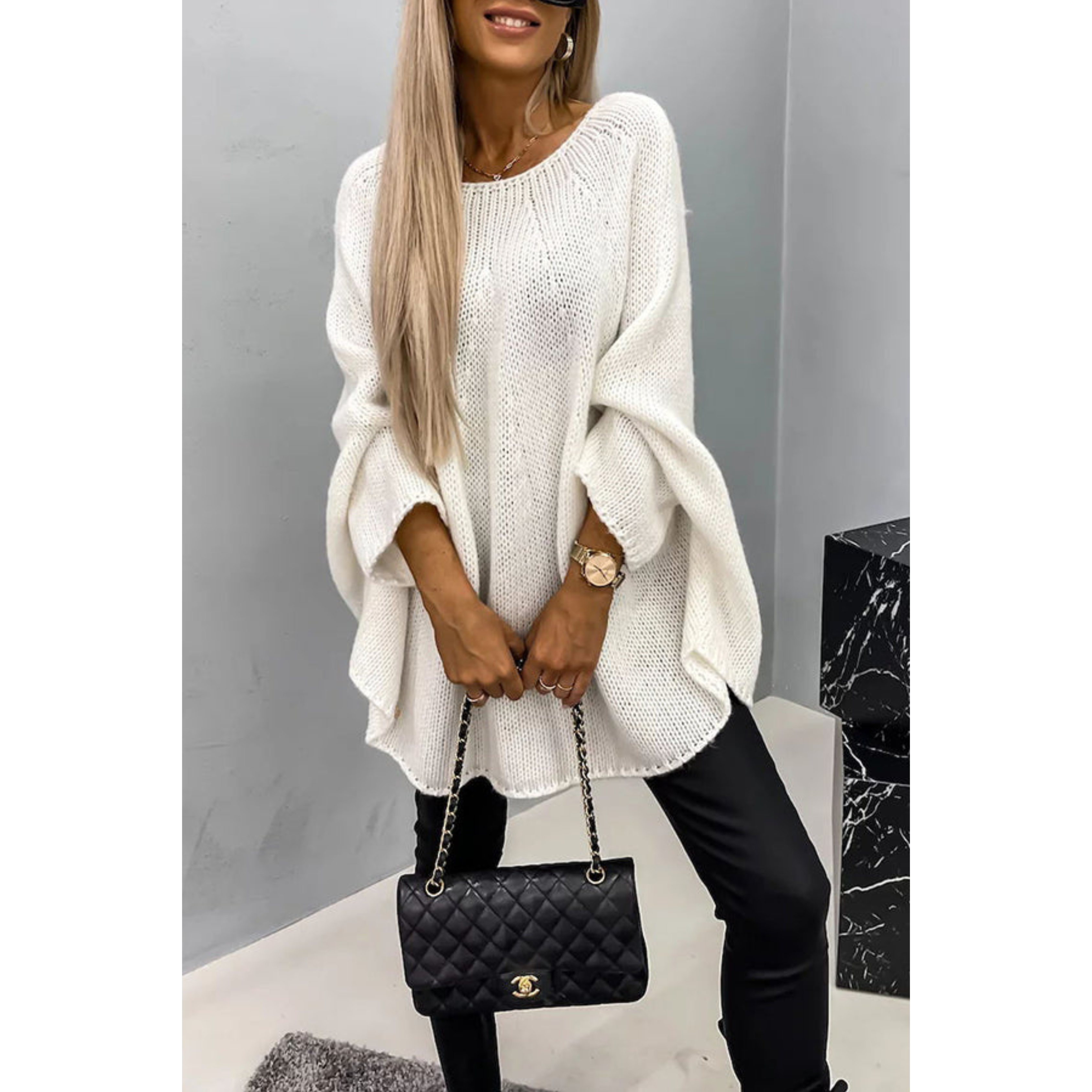 Matilda Cooper | Oversized Knit Sweater For Women