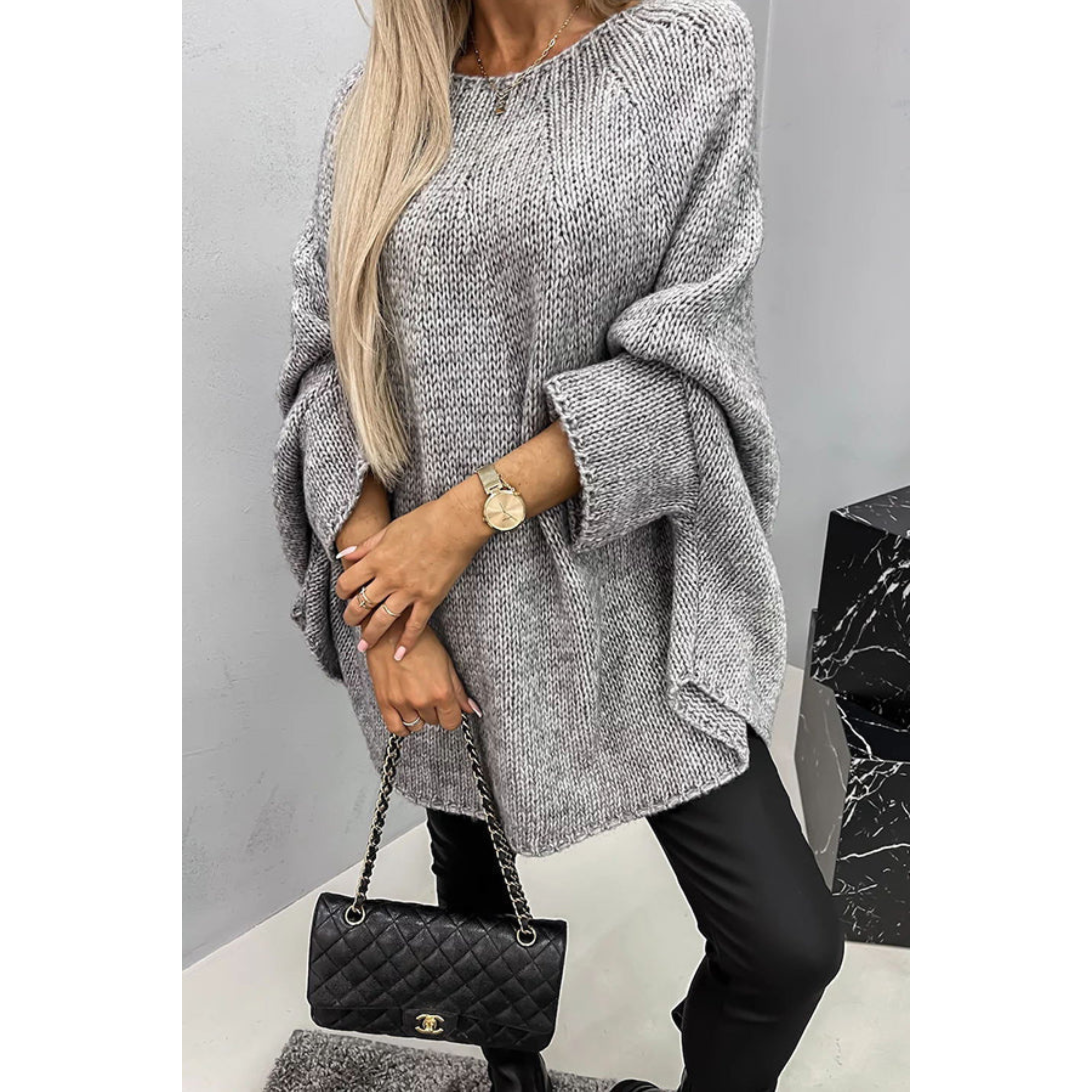 Matilda Cooper | Oversized Knit Sweater For Women