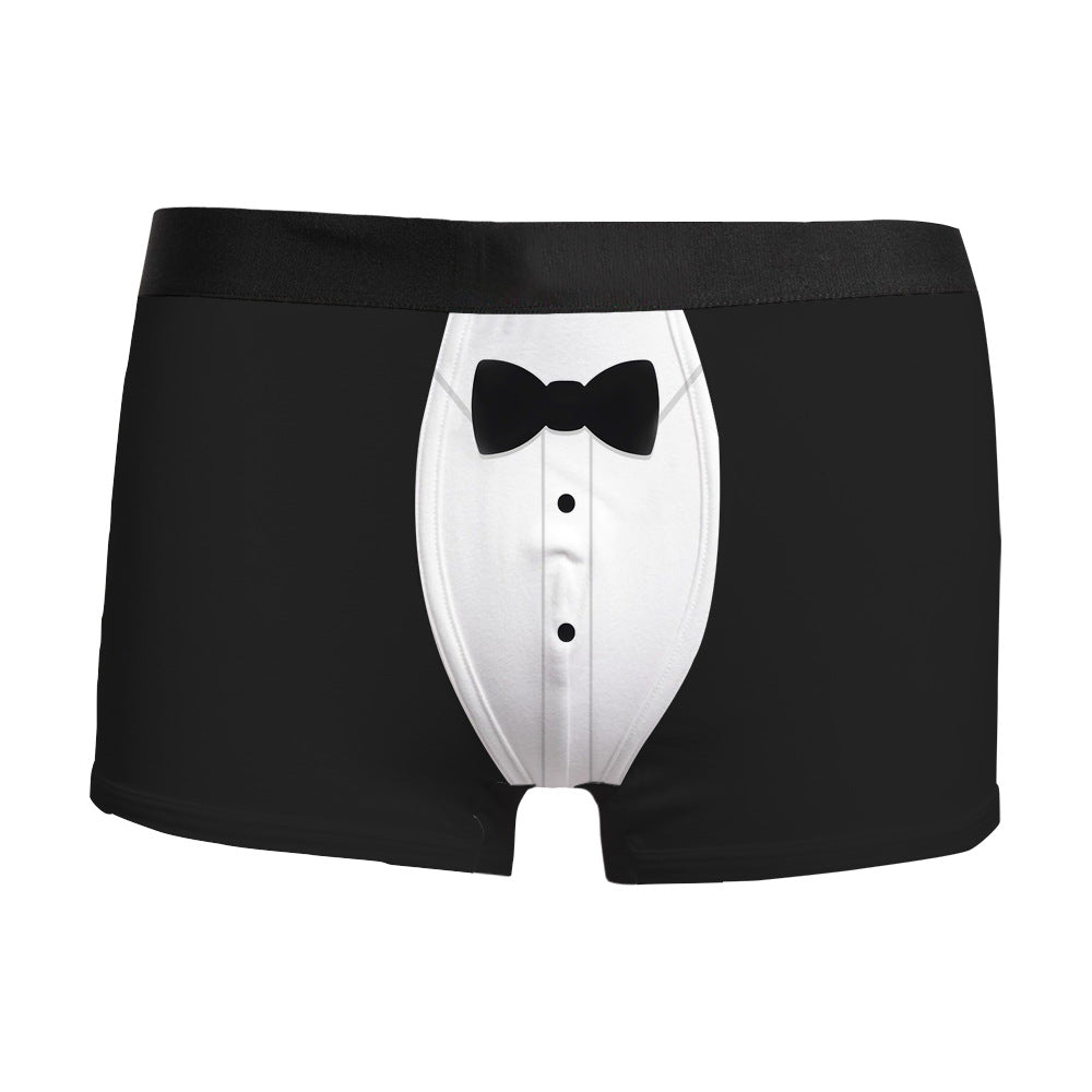 Tree Topper | Green Tree Print Christmas Underwear For Men