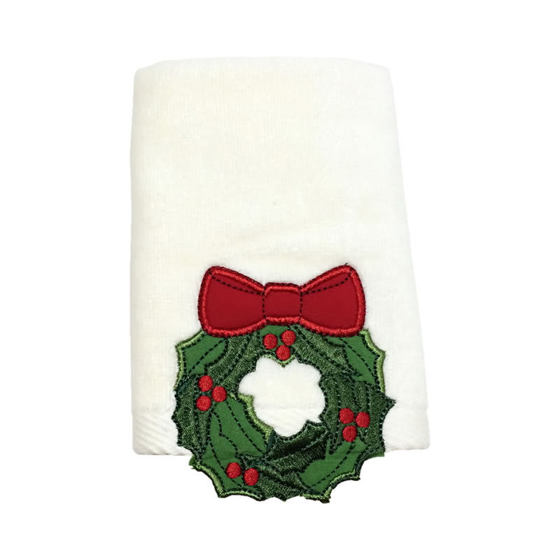 Merry Table | Red Holly Bow Christmas Tea Towel Unisex