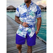 Dylan Foley | Tropical Print Shirt And Shorts Set For Men