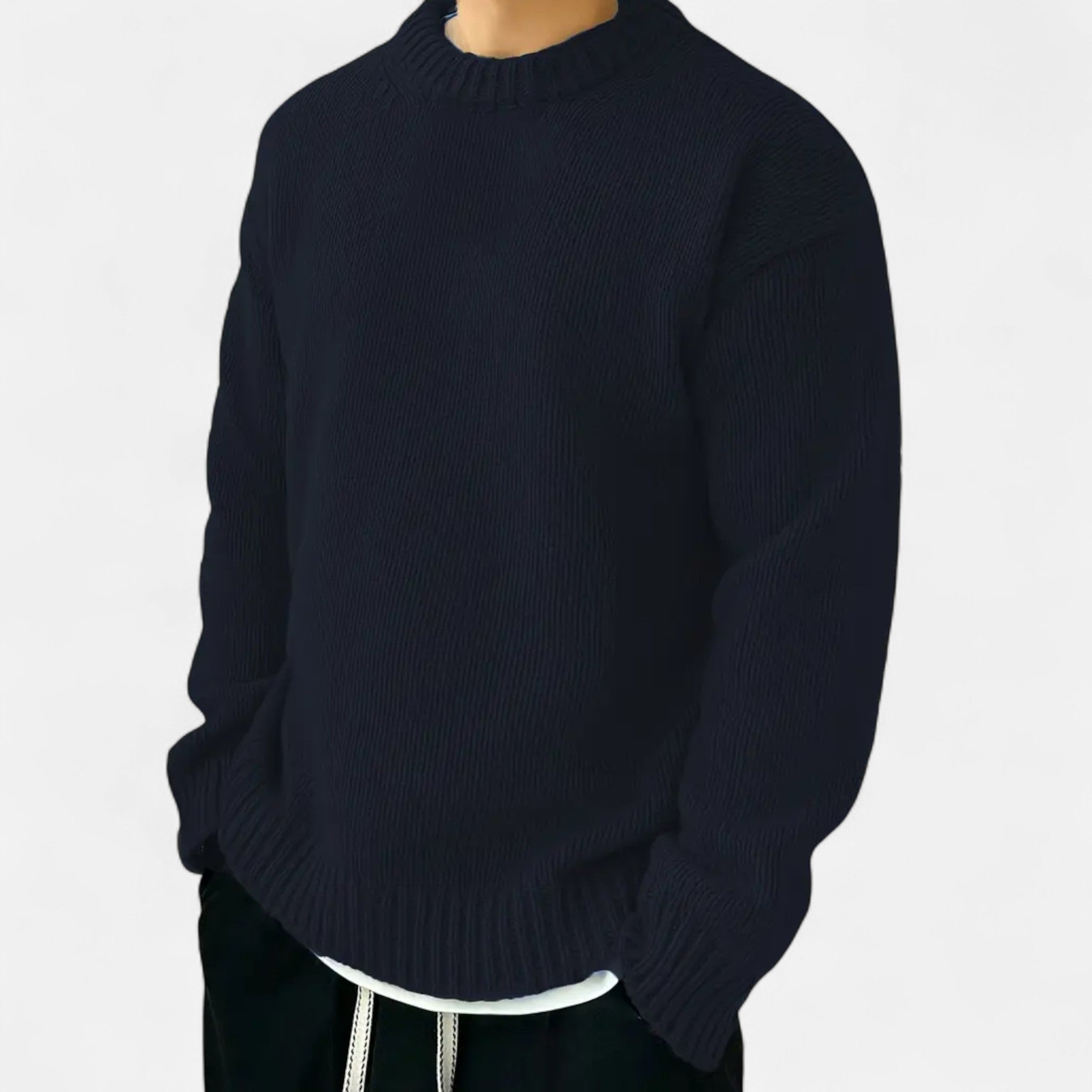 Luca Moretti | Relaxed Knit Sweater For Men