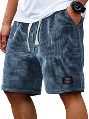 Corey Whitworth | Waffle-Knit Casual Shorts For Men
