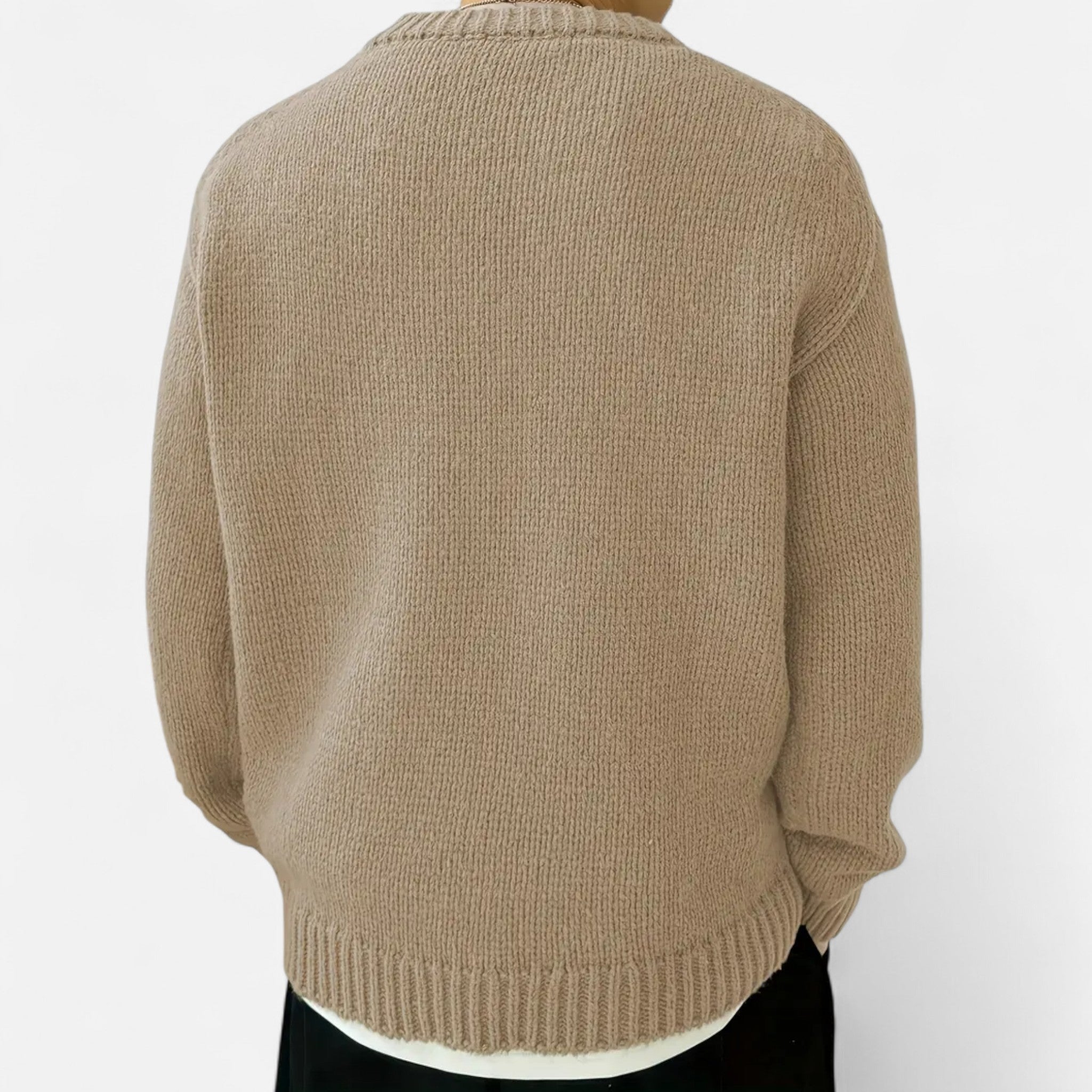 Luca Moretti | Relaxed Knit Sweater For Men