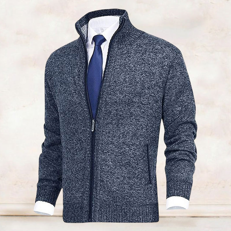 Gabriel Romano | Executive Knit Zip Cardigan For Men