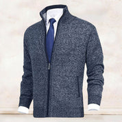 Gabriel Romano | Executive Knit Zip Cardigan For Men