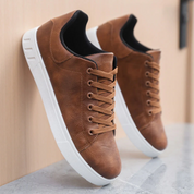 Matteo Sinclair | Minimalist Leather Sneakers For Men