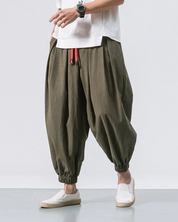 Miles Hawthorne | Loose Fit Cropped Pants For Men