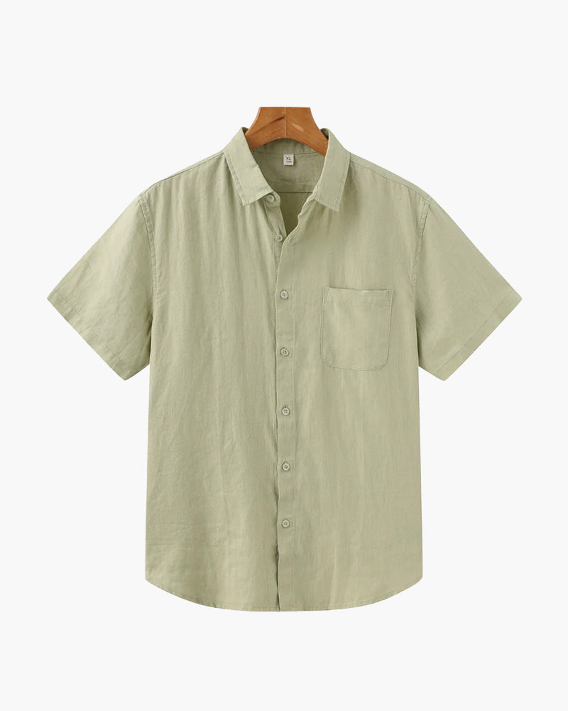 Matteo Ricci | Lightweight Linen Shirt with Relaxed Elegance For Men