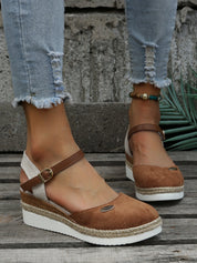 Valentina Rossi | Comfort Wedge Mary Jane Shoes For Women