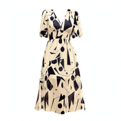 Talia Sutcliffe | Abstract Print Summer Dress For Women