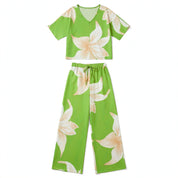 Amelia Thorncliffe | Floral Two-Piece Set For Women