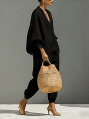 Cleo Fairhurst | Relaxed Batwing Two-Piece Set For Women
