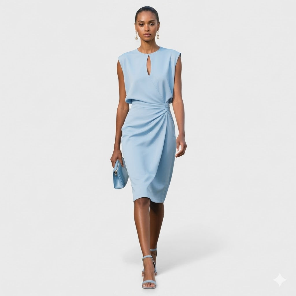 Élise Moreau | Elegant Sculpted Dress with Timeless Flow For Women