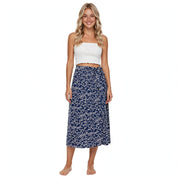 Maeve Thornton | Ditsy Floral Split-Hem Midi Skirt