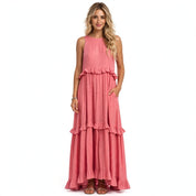 Harper Fletcher | Tiered Maxi Dress With Ruffle Detail