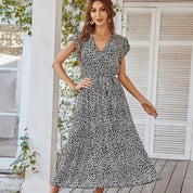 Charlotte Mitchell | Floral Wrap Summer Dress For Women