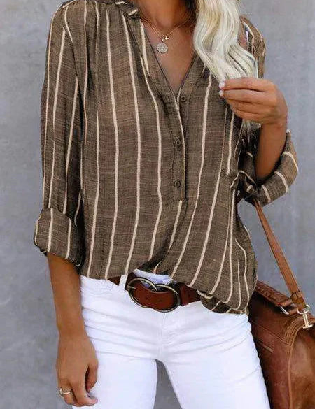 Matteo Ricci | Striped Casual Blouse For Women