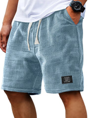 Corey Whitworth | Waffle-Knit Casual Shorts For Men