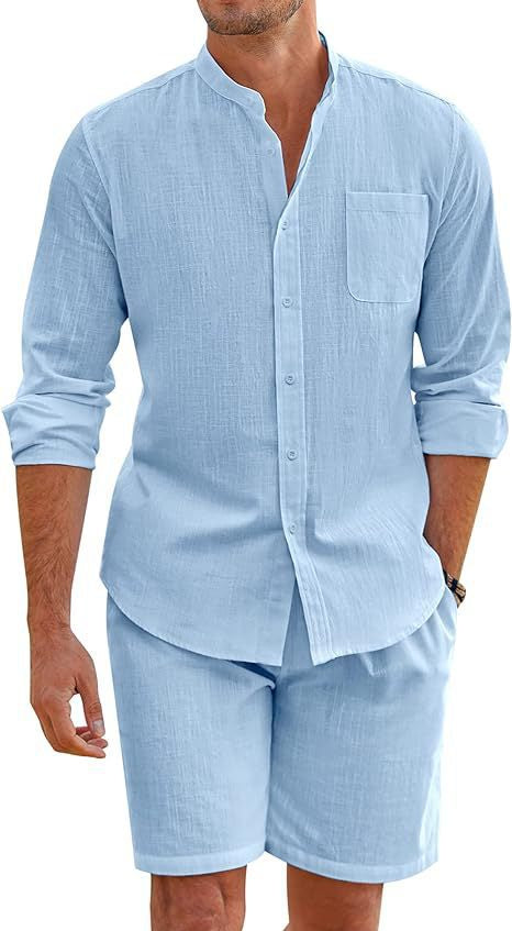 Samuel Kingsley | Relaxed-Fit Two-Piece Shirt & Shorts Set For Men
