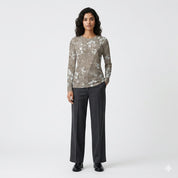 Elena Moretti | Floral Lightweight Blouse For Women
