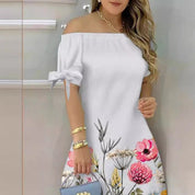 Ivy Bennett | Off-Shoulder Floral Mini Dress For Women