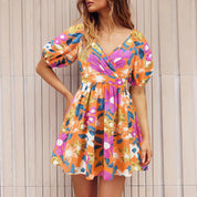 Lucy Parker | Floral V-Neck Summer Dress For Women