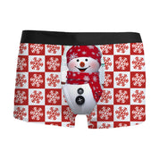 Tree Topper | Green Tree Print Christmas Underwear For Men